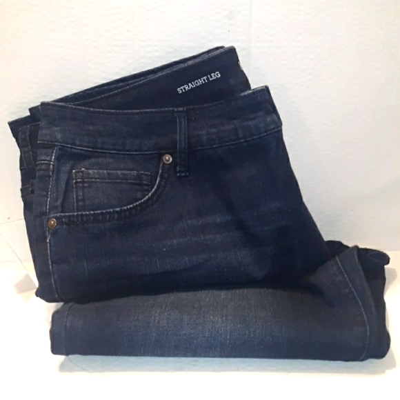 NWT Style & Co Plus Sz Mid Rise Straight Leg Jeans - Picture 11 of 13